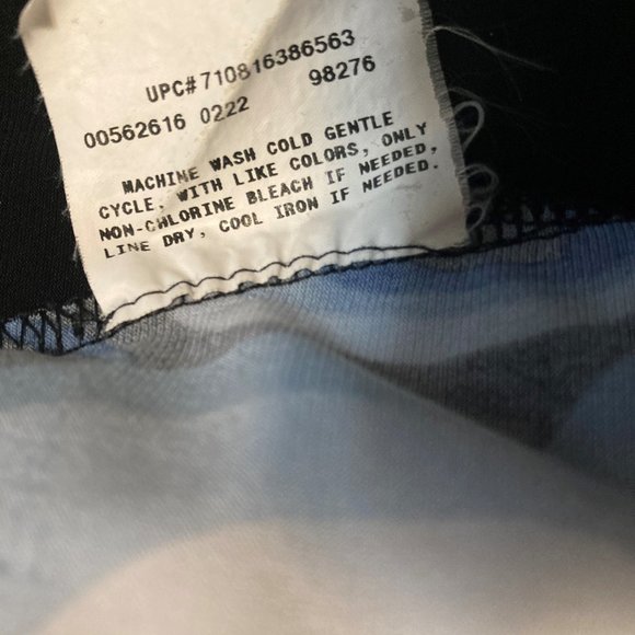 3/4" Sleeve Wrap Style with Tropical Sarong Front Ruching with built in camisole - Picture 6 of 15